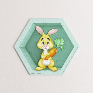 【Pintoo】56片六角壁磚拼圖 - 小熊維尼 - 收藏櫃 - 瑞比公仔