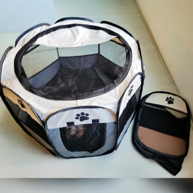 【May Shop】八角寵物狗圍籠　戶外帳篷牛津布寵物用品圍欄