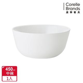 【CORELLE 康寧餐具】PYREX 靚白強化玻璃 450ML中式碗(426)