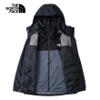 【The North Face 官方旗艦】北面男款黑色防水透氣寬鬆連帽三合一外套｜7W7TNY7(內搭抓絨款)