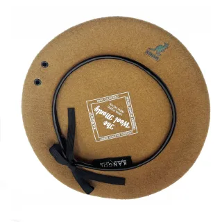 【KANGOL】BIG MONTY 貝蕾帽(駝色)