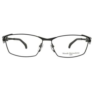 【Masaki 松島正樹】機械感方框 光學眼鏡(黑 銀#MF1261 C4)