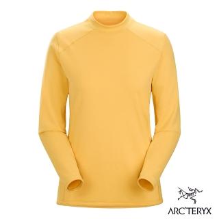 【Arcteryx 始祖鳥官方直營】女 Motus 長袖圓領衫(琥珀黃)