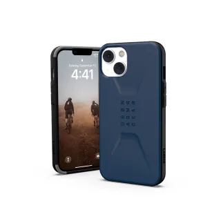 【UAG】iPhone 13/14 耐衝擊簡約保護殼-藍(UAG)