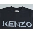 【KENZO】KENZO灰色印字LOGO綿質圓領短袖T恤(男款x黑)