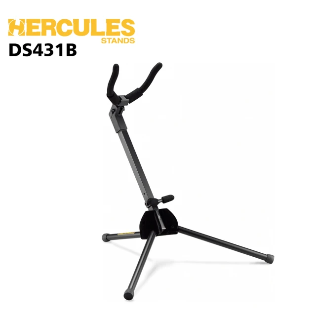 【Hercules 海克力斯】DS431B 輕便型 中音薩克斯風架 可置入號口(全新公司貨)