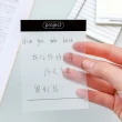 【芬菲文創】PET半透明材質計畫系列便利貼紙可反覆黏貼筆記貼(2入)