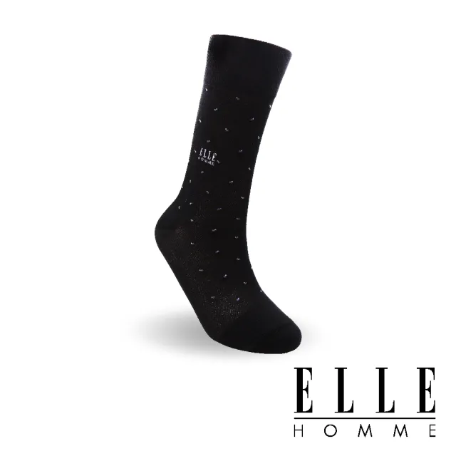 【ELLE HOMME】8雙組輕薄涼感紳士襪(禮盒/禮物/紳士襪/長襪/男襪)