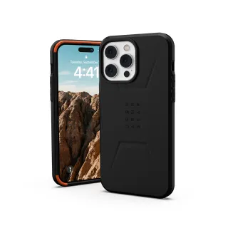 【UAG】iPhone 14 Pro Max MagSafe 耐衝擊簡約保護殼-黑(UAG)