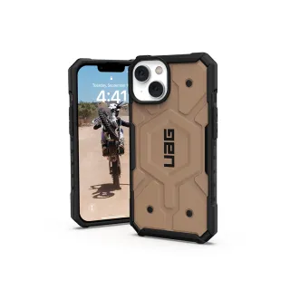 【UAG】iPhone 13/14 MagSafe 耐衝擊保護殼-沙(UAG)
