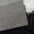【范登伯格】比利時 黑白時尚長毛地毯(80x150cm)