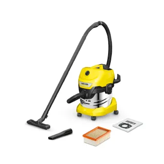 【KARCHER 凱馳】乾濕吸塵吹風機 Karcher WD4S *德國凱馳台灣公司貨*(Karcher WD4S)