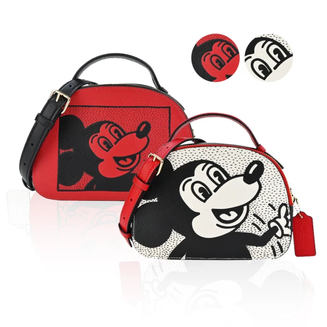 COACH Disney Mickey Mouse X Keith Haring聯名款雙層兩用午餐包(多色選)