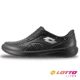 【LOTTO】男 ROVER 晴雨穿搭休閒鞋(黑-LT2AMS6680)