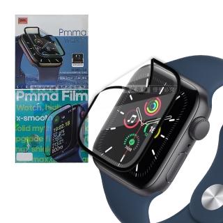 【Pmma】Apple Watch Series SE/6/5/4 44mm 3D透亮抗衝擊保護軟膜 螢幕保護貼-2入