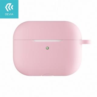 【DEVIA】DEVIA AirPods Pro 2 液態矽膠保護套-粉色(採用無毒液態矽膠材質)