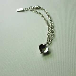 【mittag】succulent heart bracelet_多肉愛心手鍊(植物系 多肉植物 療癒系 925銀)