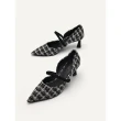 【PEDRO】Terrazo纏繞邊飾真皮高跟鞋-黑色2(小CK高端品牌)