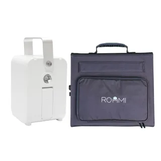 【Roommi】多功能行動電源供應器│小電寶+120W太陽能板(RM-P02+120W)