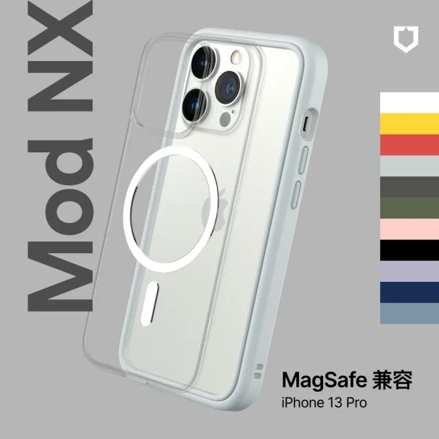 【RHINOSHIELD 犀牛盾】iPhone 13 Pro 6.1吋 Mod NX MagSafe兼容 超強磁吸手機保護殼(邊框背蓋兩用手機殼)