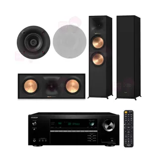 【ONKYO】TX-SR494+R-800F+R-50C+CS-16CII(7.2聲道環繞擴大機+古力奇五聲道喇叭組)