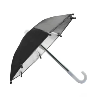 【為你撐傘】擋風擋雨機車小雨傘-2入(迷你 遮陽 手機架 防風 耐用 外送員)