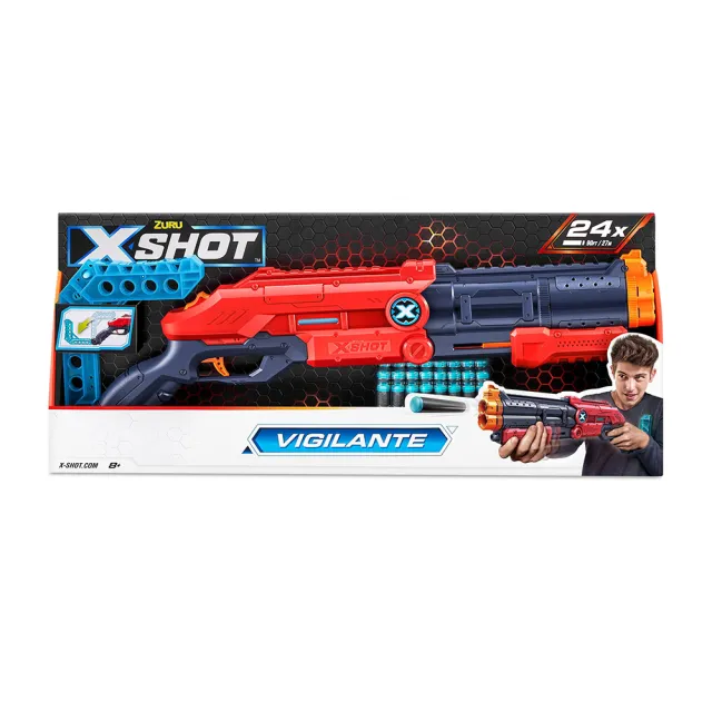 【X-SHOT】赤火系列-雙管特警