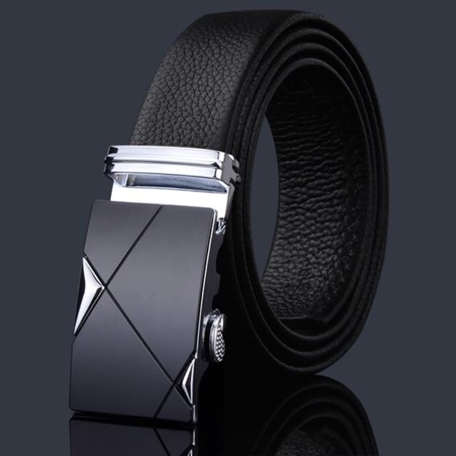 【巴黎精品】現貨+預購 皮帶真皮腰帶(自動扣頭休商務牛皮男配件40款p1am5)