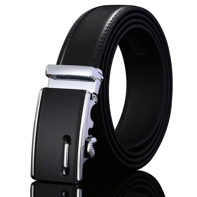 【巴黎精品】現貨+預購 皮帶真皮腰帶(牛皮無牙自動扣頭男配件36款p1am16)
