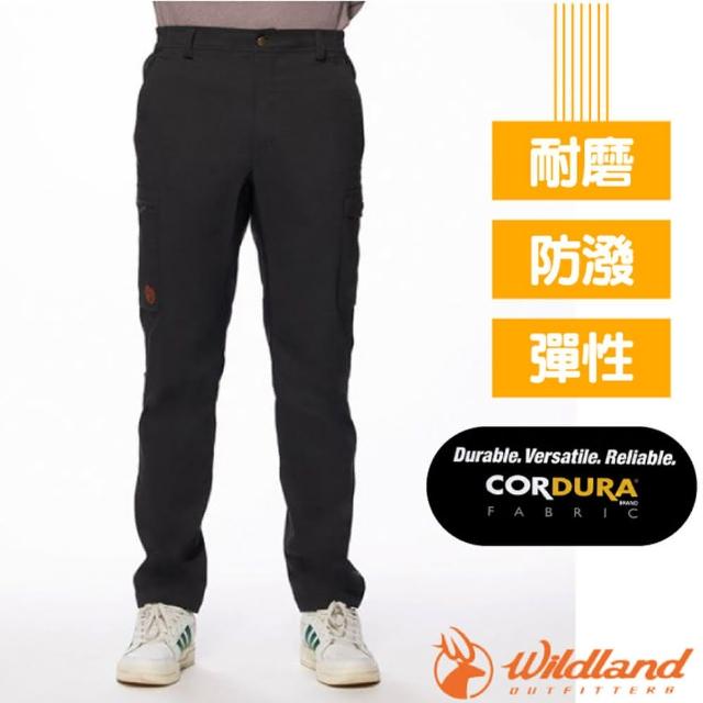 【Wildland 荒野】男 彈性CORDURA四季款拼接褲.多口袋休閒機能長褲(0A92316-106 夜空灰)