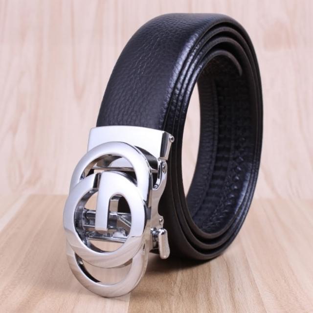 【巴黎精品】現貨+預購 皮帶真皮腰帶(牛皮自動扣頭無牙男配件13款p1am10)