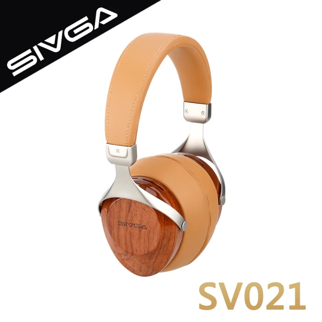 【SIVGA】HiFi動圈型耳罩式耳機(SV021 棕色款)