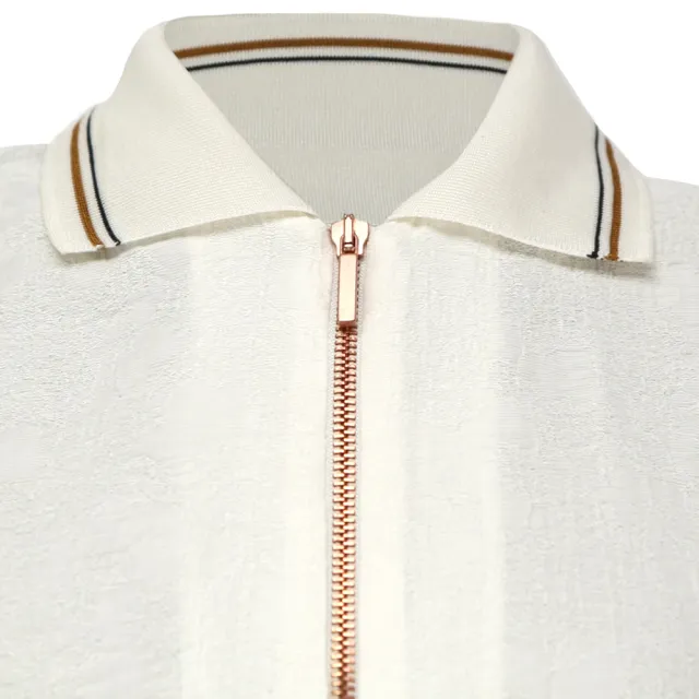 【ICHE 衣哲】Cop.Copine 法國原裝進口法式無袖翻領氣質襯衫-白