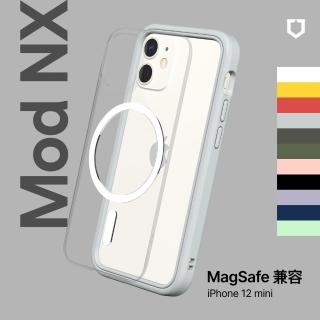 【RHINOSHIELD 犀牛盾】iPhone 12 mini 5.4吋 Mod NX MagSafe相容 超強磁吸手機保護殼(邊框背蓋兩用手機殼)