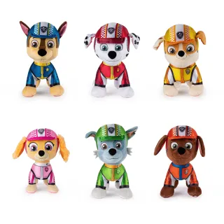 【paw patrol 汪汪隊立大功】極速賽車救援絨毛娃娃〔中〕(即將絕版! 立姿高度約20.3cm 共有6款可選)