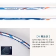 【VICTOR 勝利體育】極速球拍-羽毛球拍 空拍 訓練 勝利 台灣製 藍銀白橘(JS-12II-F-3U)