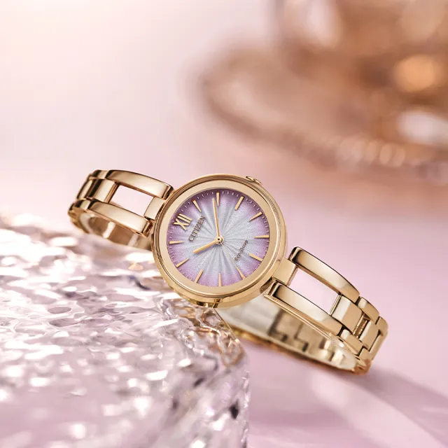 【CITIZEN 星辰】LADYS系列 光動能時尚手環腕錶 禮物推薦 畢業禮物(EM0809-83Z)