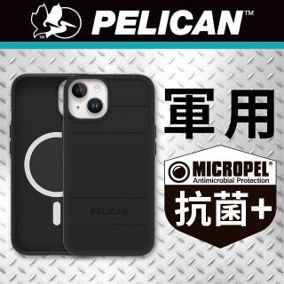 【PELICAN】iPhone 14 6.1吋 Protector 保護者環保抗菌超防摔保護殼MagSafe版 - 黑