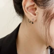 【SPANCONNY 飾品控】星耀國度 醫療鋼單鎖耳環(韓系飾品 質感 不易過敏)