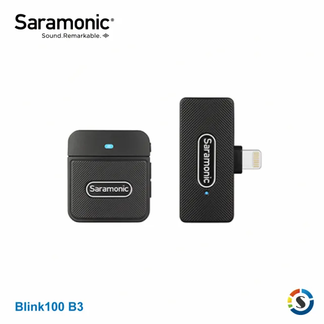 【Saramonic 楓笛】Blink100 B3 TX+RXDI 一對一無線麥克風套裝(勝興公司貨)