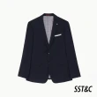 【SST&C 最後65折】黑色細條紋裁縫西裝外套0112211002