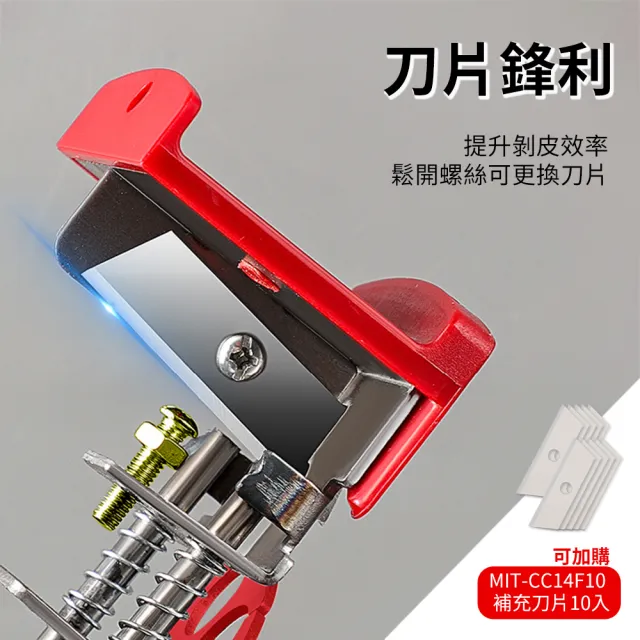 剝線皮神器 剝線器 銅線電纜剝皮器 手持式剝線器 B-CC14P(剝皮刀 電線去皮 拆線)