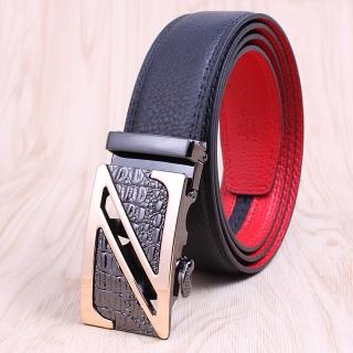 【巴黎精品】現貨+預購 皮帶真皮腰帶(牛皮雙色自動扣頭男配件39款p1am23)