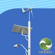 【DIGISINE】DS-001 風光互補智能路燈-12V系統/2000流明/黃光(太陽能發電/風力發電機/戶外照明路燈)