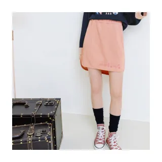 【OB 嚴選】KITTY環島台灣系列抗UV側開衩前短後長短裙 《KB1434》