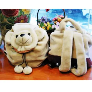 【TEDDY HOUSE泰迪熊】泰迪熊玩具玩偶公仔絨毛泰迪熊背包可愛泰迪熊大背包(正版泰迪熊背包容量很大)