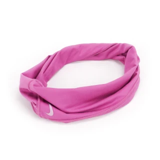 【NIKE 耐吉】W Yoga Wide Twist N1004287643OS 頭帶 寬帶 包覆 運動 瑜珈 造型 粉紫(DR5202-643)