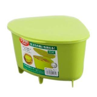 【ASVEL】廚用附蓋三角瀝水架(廚房收納 乾淨清潔 簡單時尚)