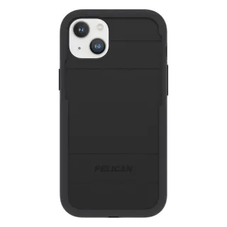 【PELICAN】iPhone 14 Plus 6.7吋 Voyager 航海家環保抗菌超防摔保護殼MagSafe版 - 黑