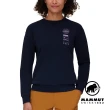 【Mammut 長毛象】Mammut Core ML Crew Neck Window W 機能長袖T恤 海洋藍 女款 #1014-04081(網路獨賣)